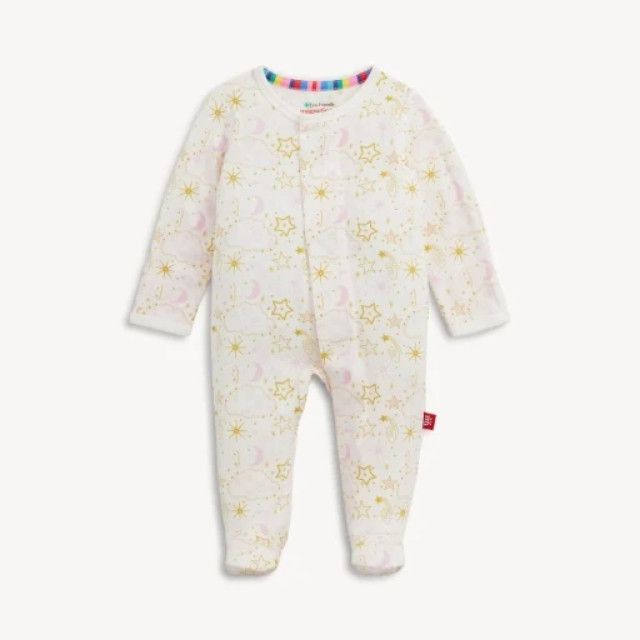 Star Signs Pink Modal Footie