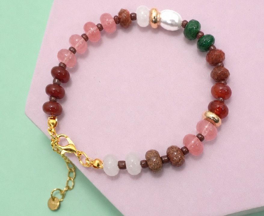 Boho Resin Beaded Bracelet (Style B)
