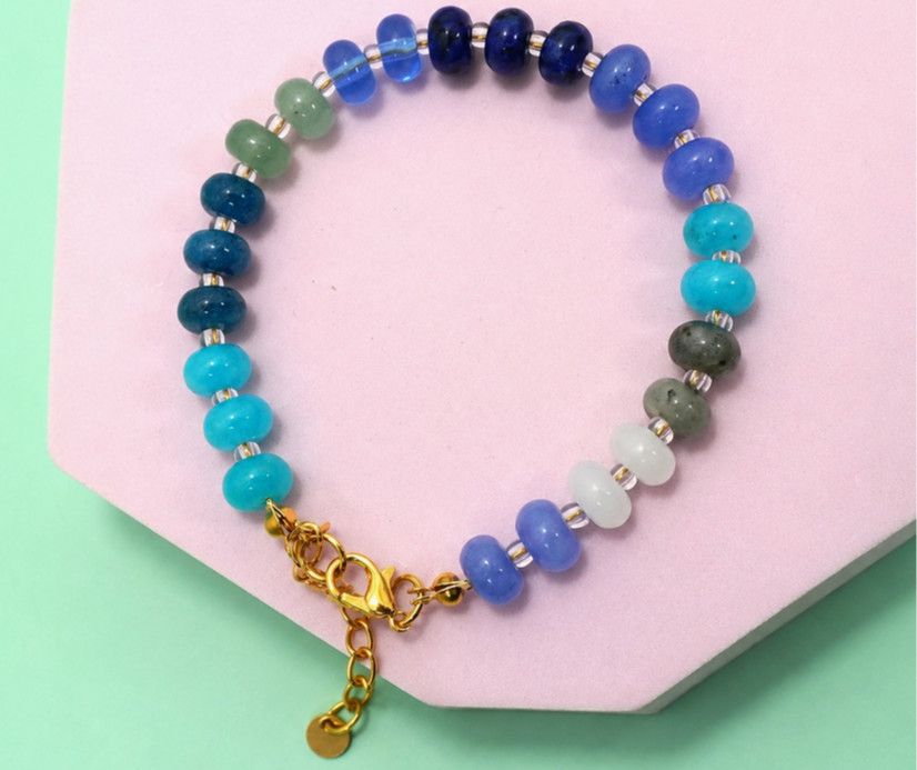 Boho Resin Beaded Bracelet (Style C)