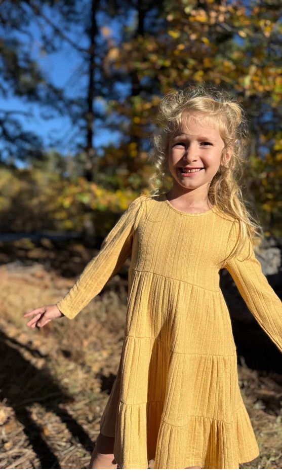 Iona Dress - Mustard