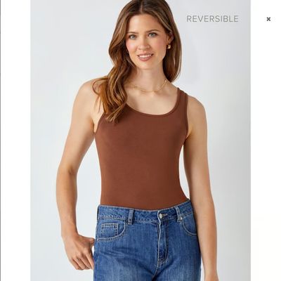 The Sculpt Seamless Bamboo Tank, Taupe
