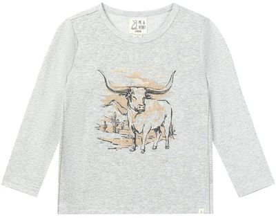 Cherokee Longhorn Print Tee