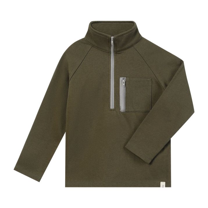 Picket 3/4 Zip - Sage