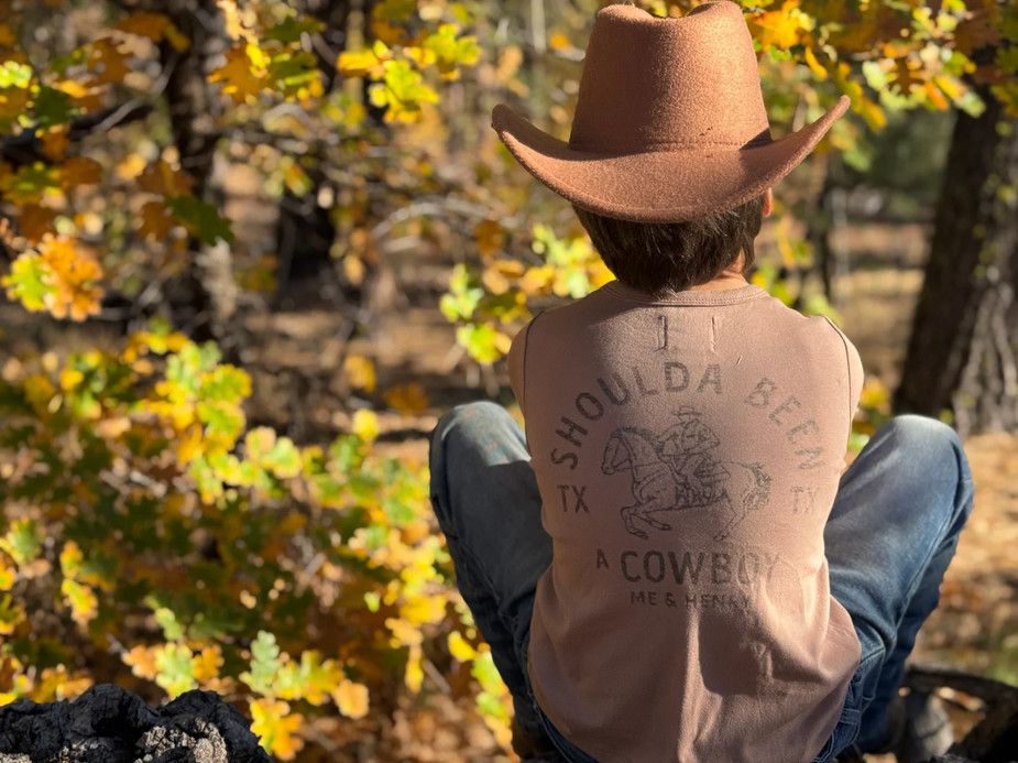 Cherokee Printed Tee - Cowboy