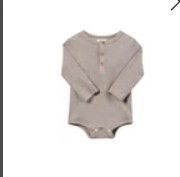 Aynor Henley Onesie - Beige
