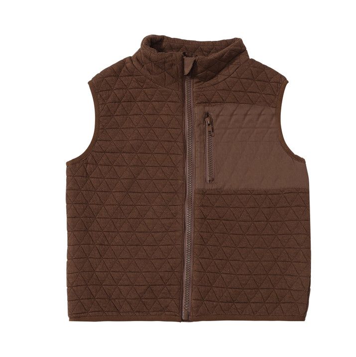 Hunter Baby Vest - Brown