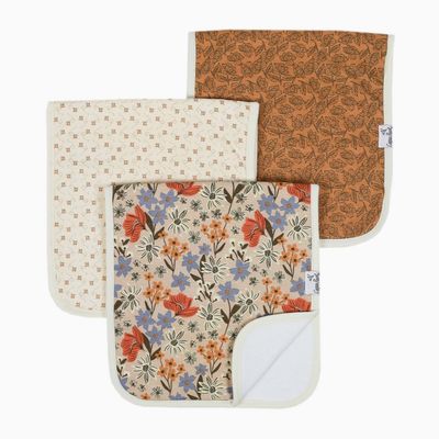 3 pk Burp Cloth Set - Eden