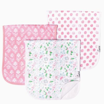3 pk Burp Cloth Set - Claire