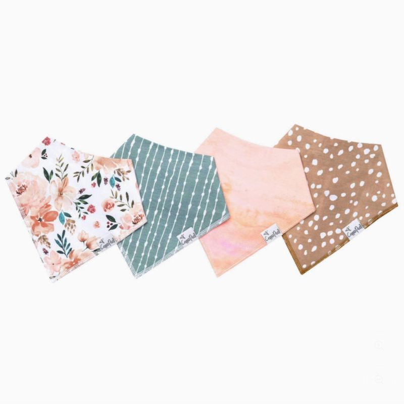 Bandana Bib Set 4 pk- Autumn