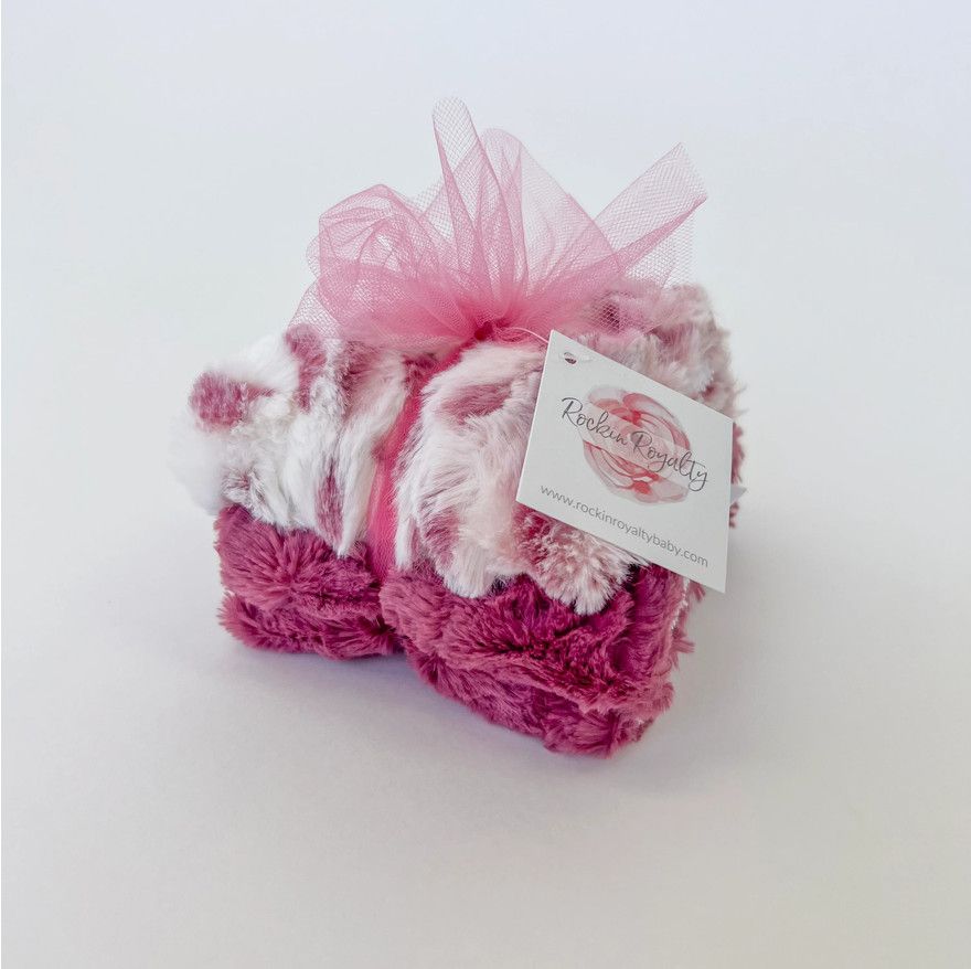 Rosewater Quartz Burp Cloth Set of 2