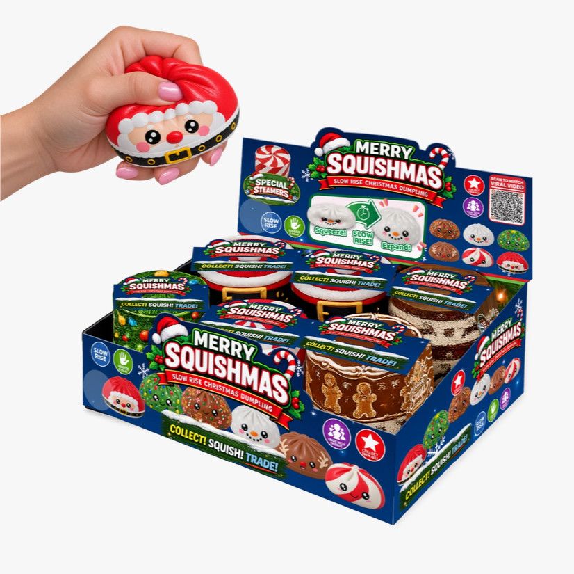 Fun Doh Christmas Slow-Rise Squishy Dumpling Toy