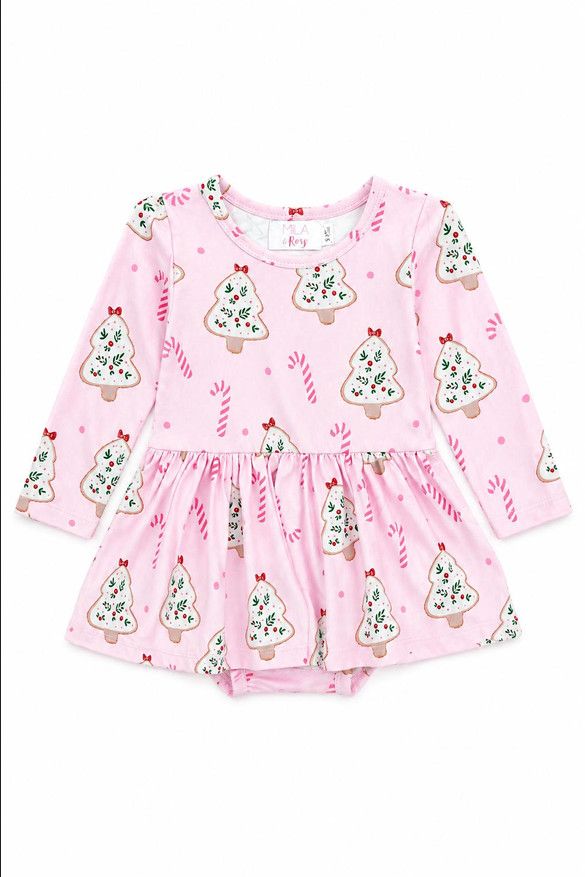 Christmas Cookie L/S Twirl Bodysuit