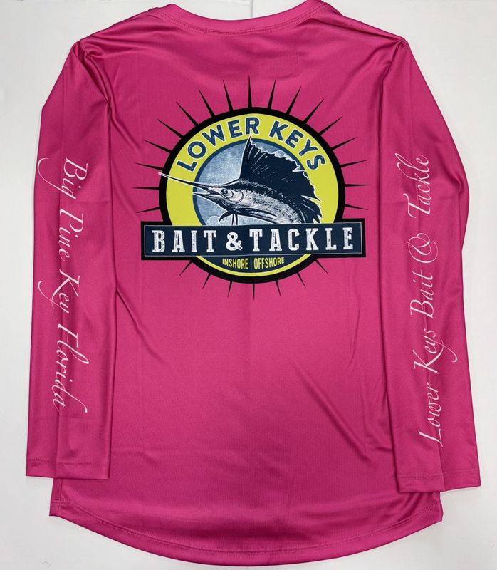 LKT Ladies Solid Performance - DARK PINK Sailfish Logo