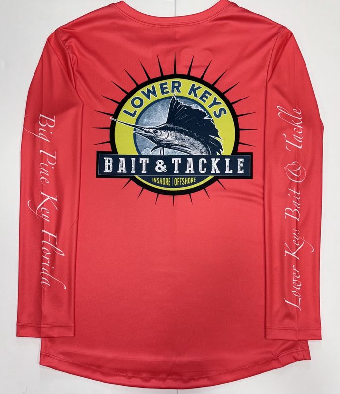 LKT Ladies Solid Performance - CORAL Sailfish Logo