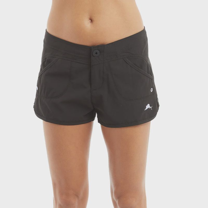 Pelagic Ladies Moana Hybrid Shorts Black