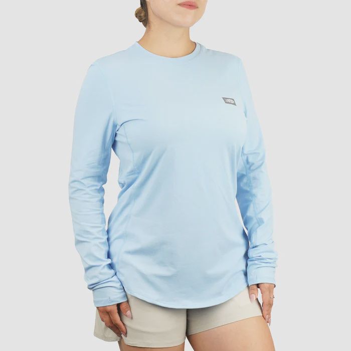 Aftco AirOMesh Ladies LS Blue Heather