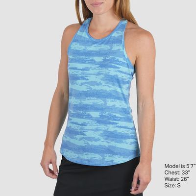 AFTCO Ocean Bound Ladies Tank - Dark Shoreline Camo