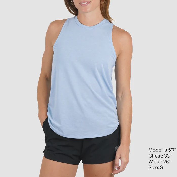 AFTCO Ocean Bound Ladies Tank - Mist Heather