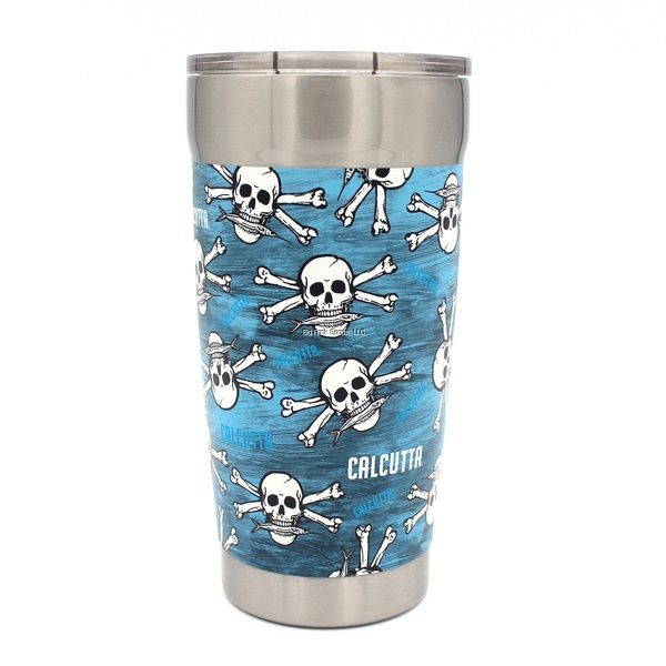 Calcutta Multi-Skull Stainless Double Wall Tumbler w/Lid