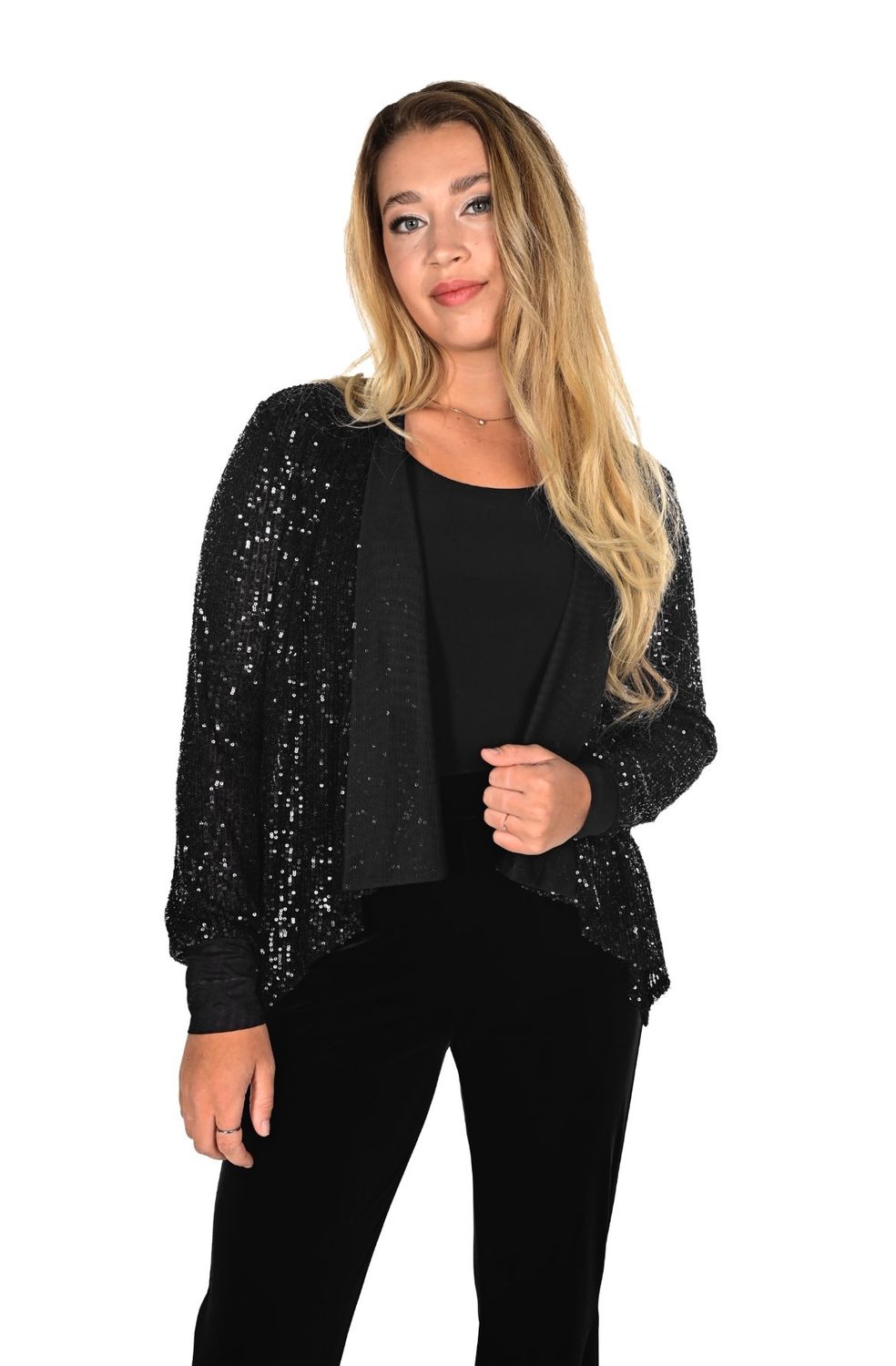 Frank Lyman Sequin Chiffon Jacket 234239