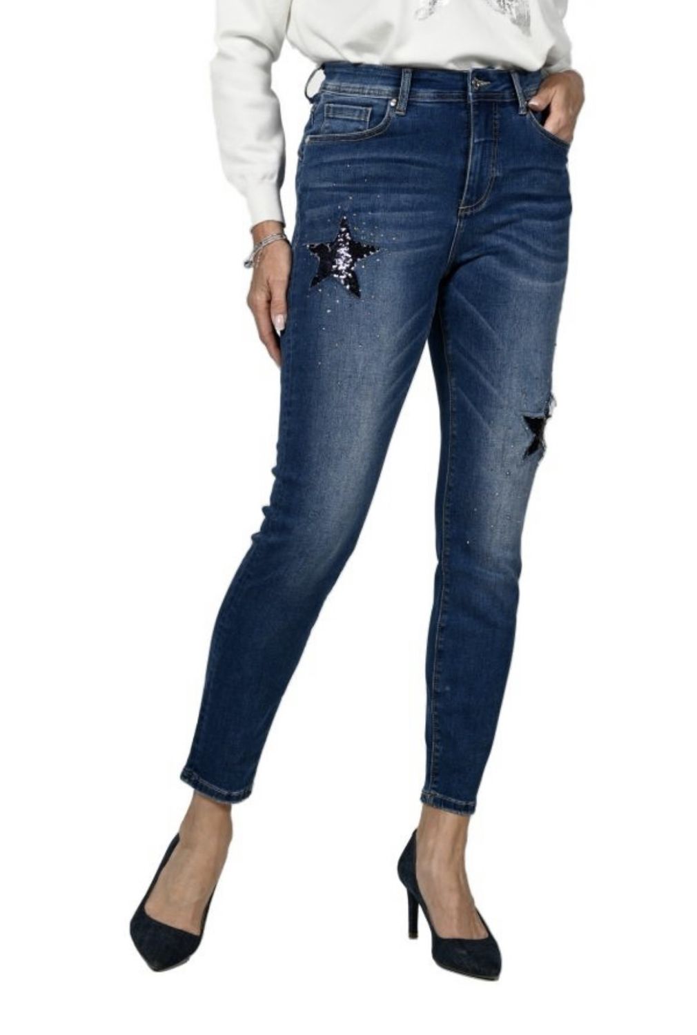 Frank Lyman Sparkle Star Jeans 236656U