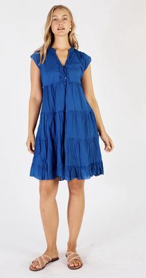 Lulalife Gwen Iris Tiered Dress