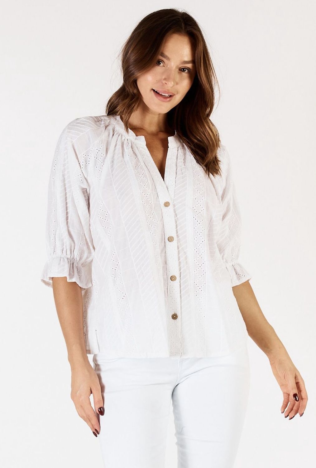 Lulalife Paige Top White