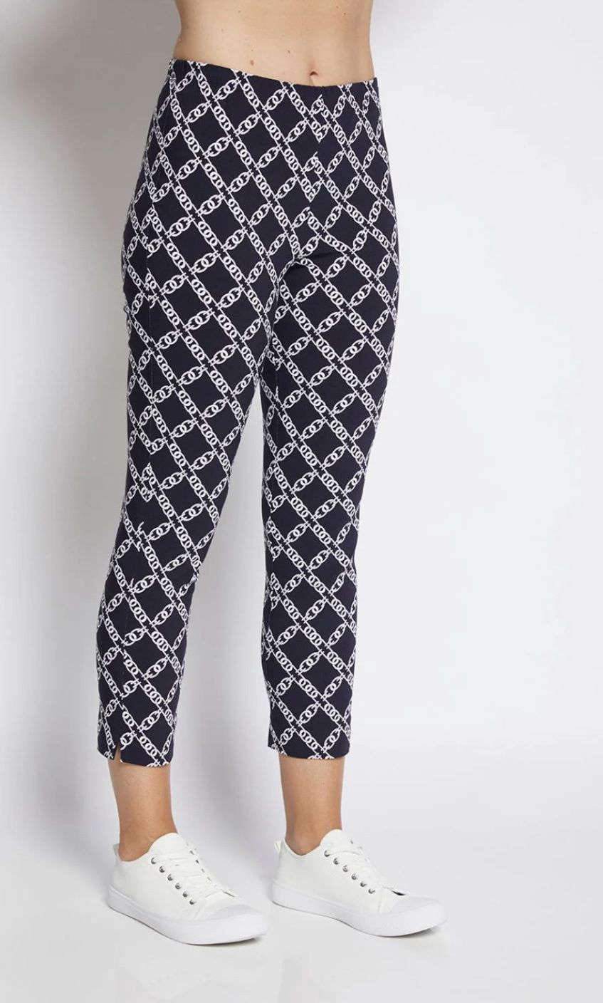 Philosophy Patterned Easy Pant