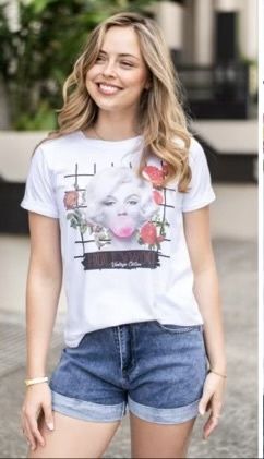 Marilyn Bubble Gum Tee