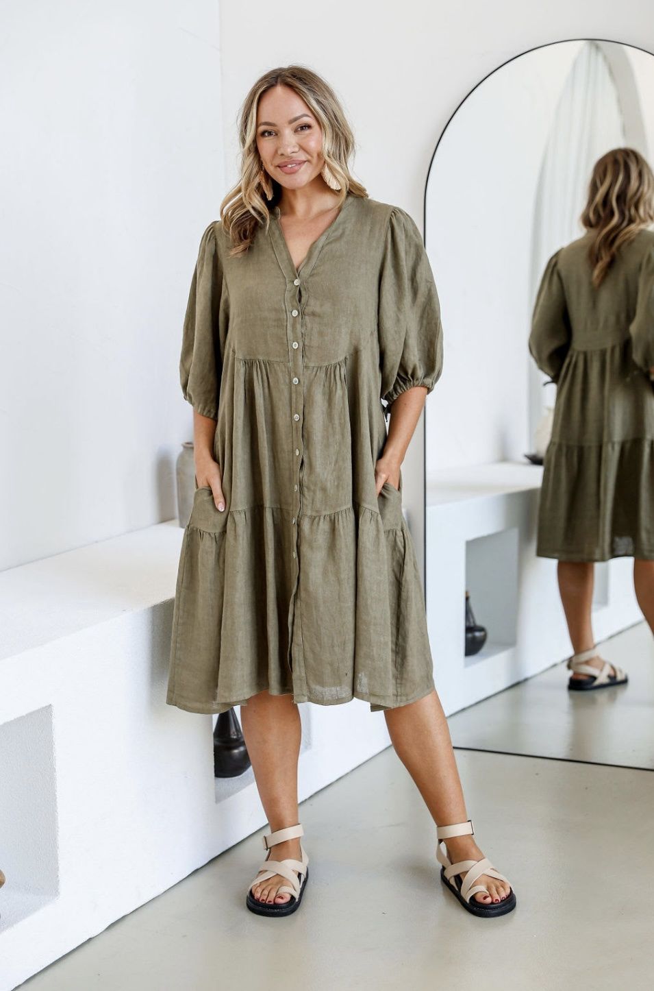 Carino Linen Dress