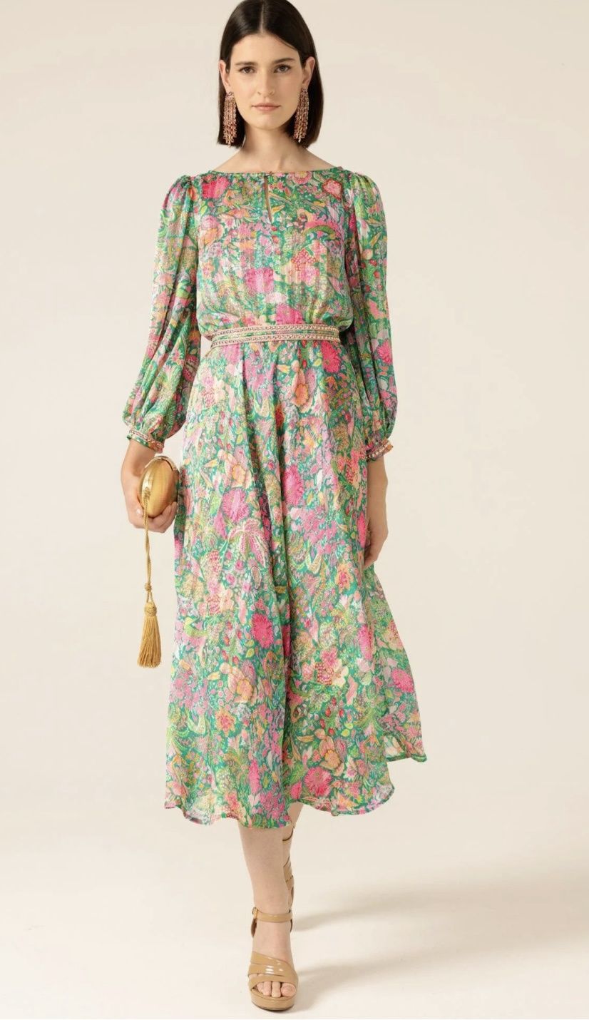 Sacha Drake Pastal Paradise Midi Dress