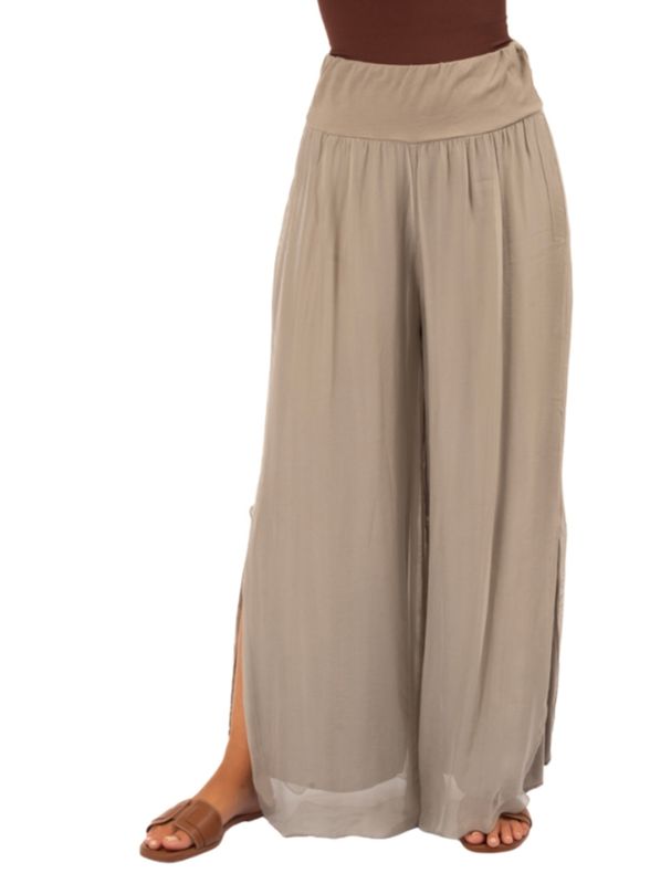 Vera May Bianco Silk Pant 6327