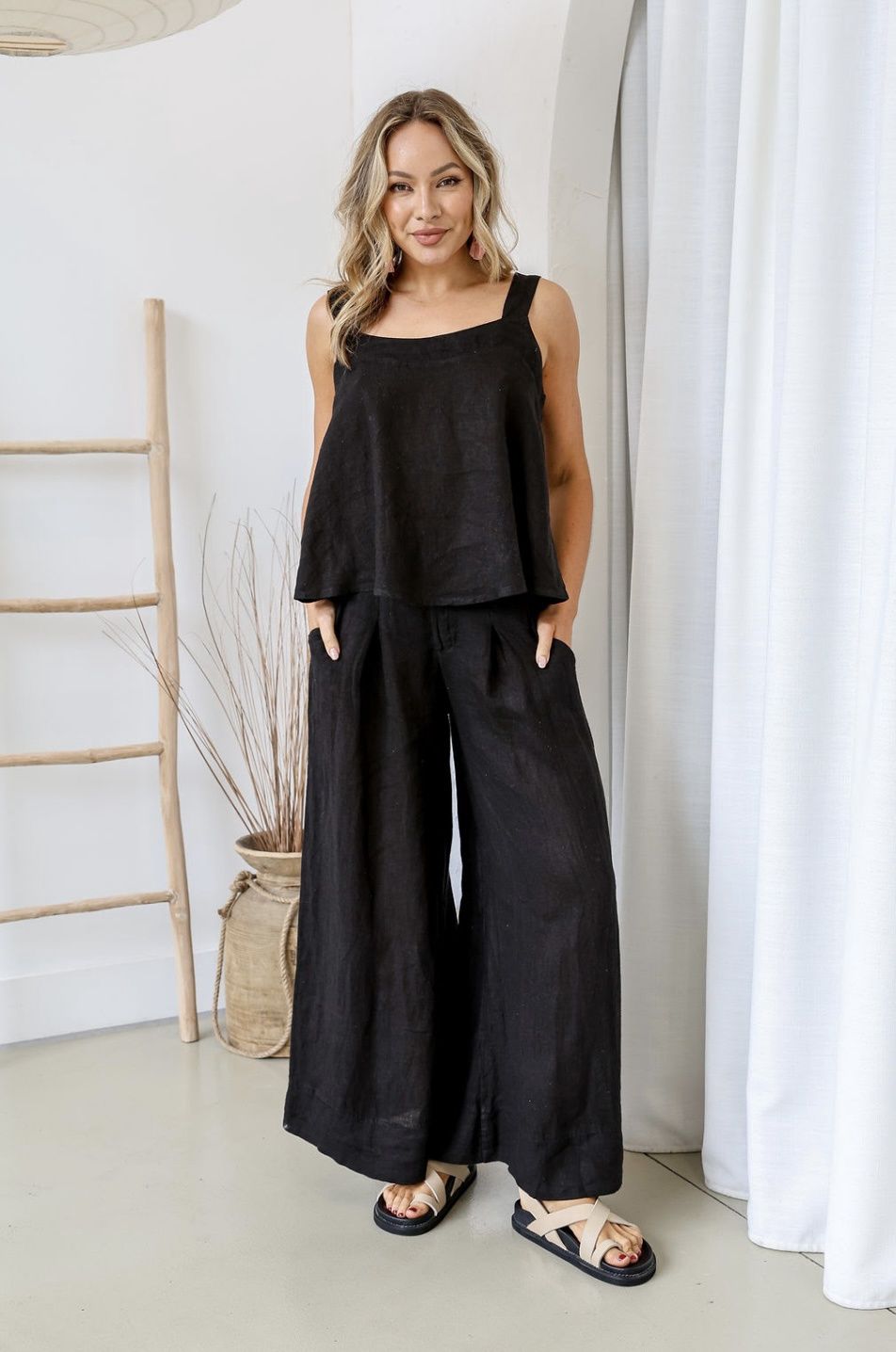 Orchi Linen Top