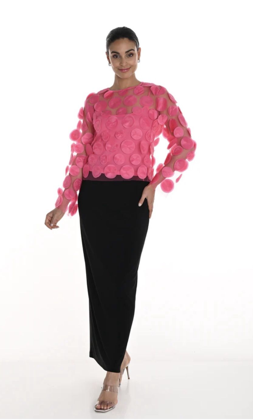 Frank Lyman Black Long Skirt 258009