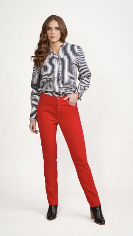 Vassalli Ruffle Neck Shirt 4471