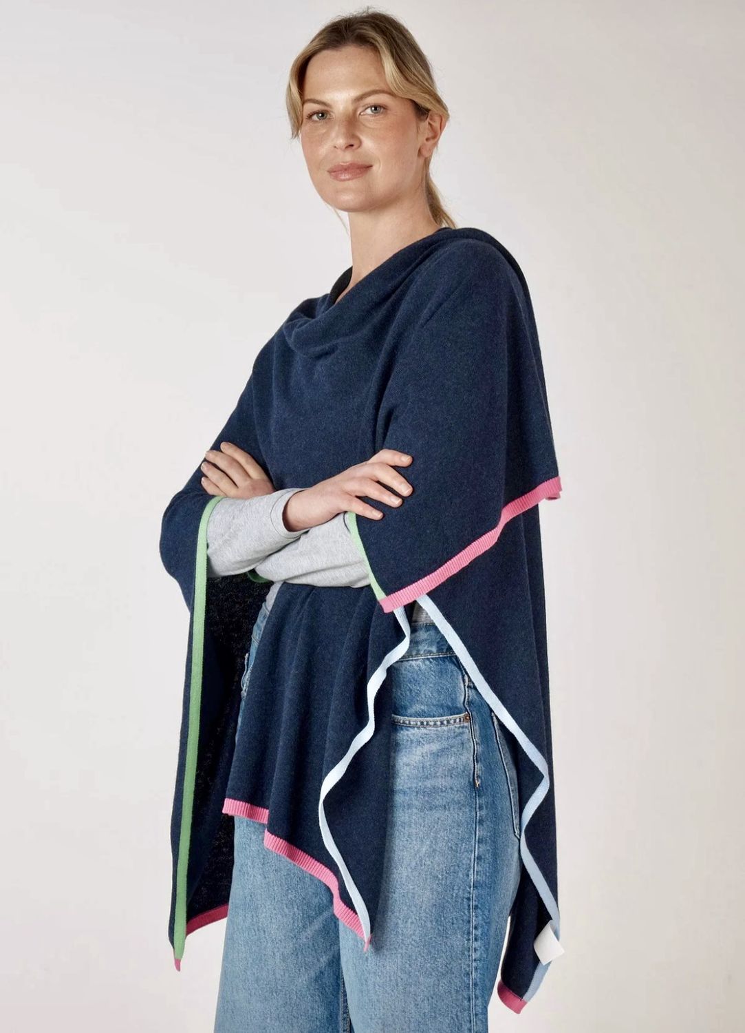 ZP Denim Poncho ZP7153