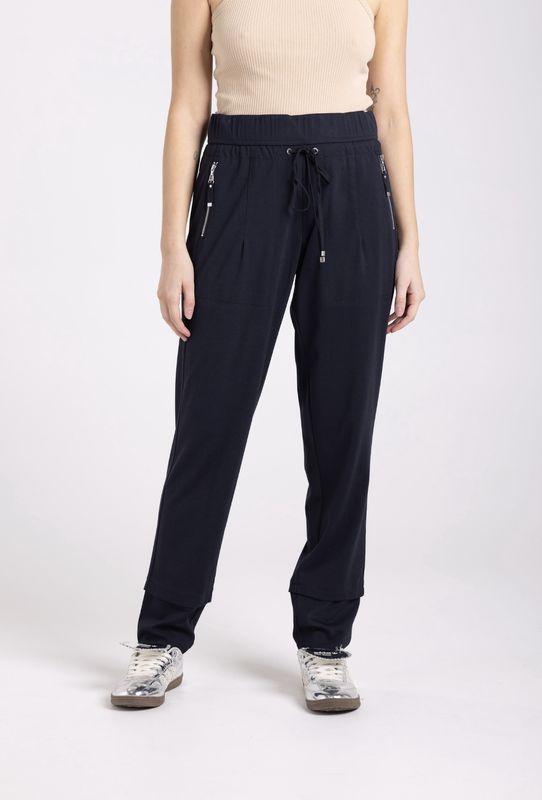 Two Tee&#39;s French Navy Ponte Panell Pant 3069