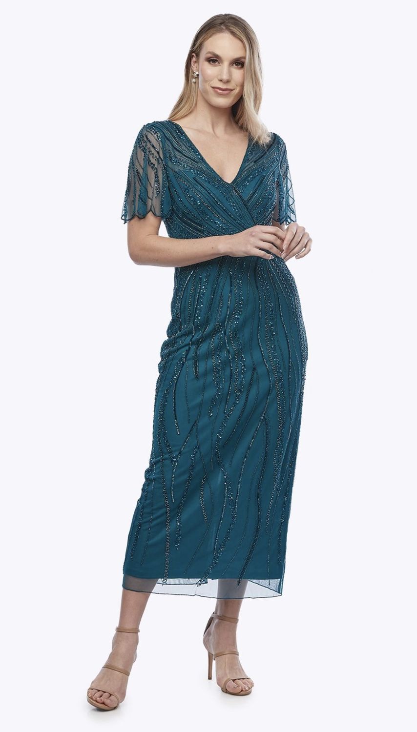 Jesse Harper Emerald Dress JH0525