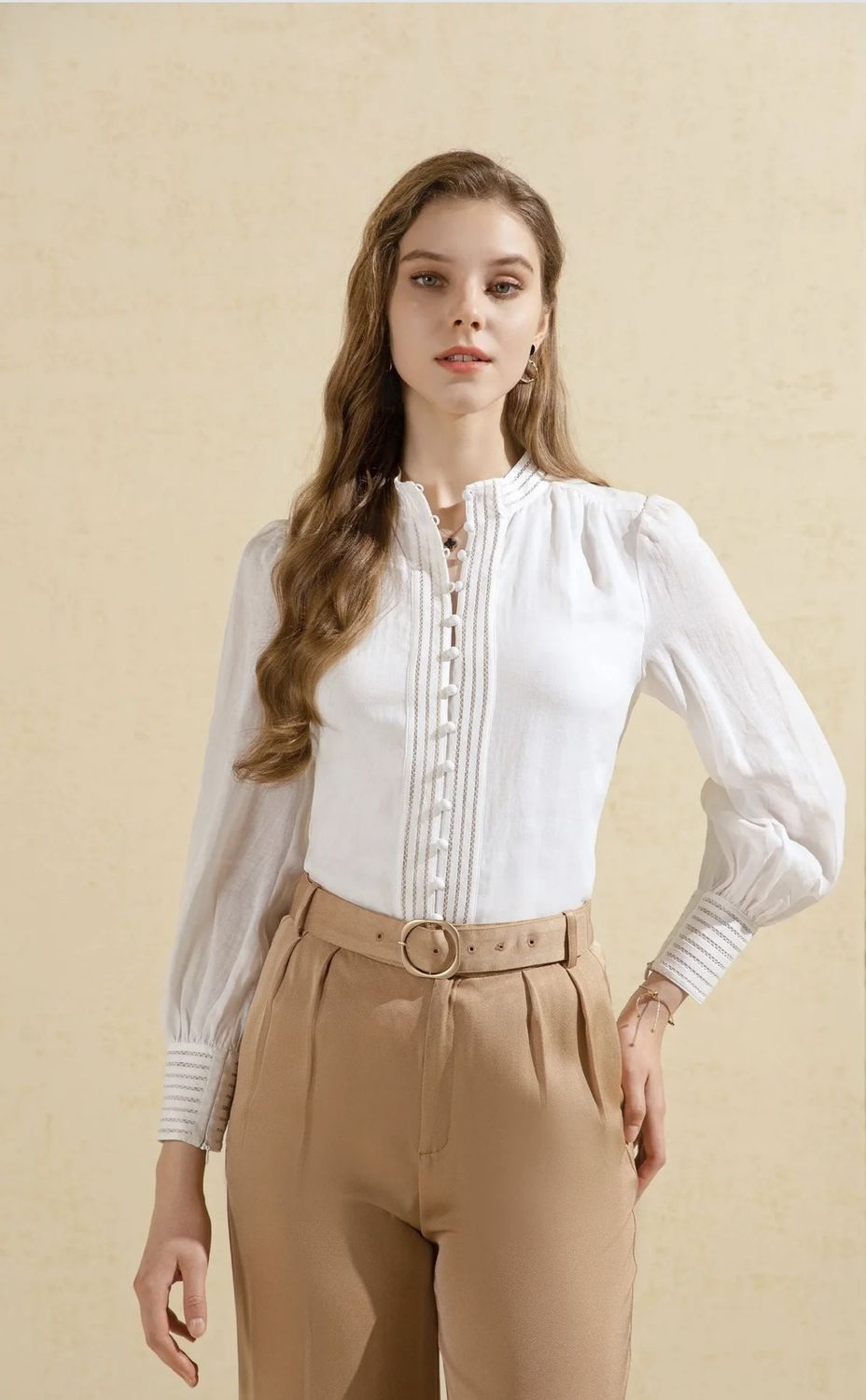 G.D.S Felice Linen Blouse