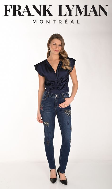 Frank Lyman Denim Heart Jean 253863
