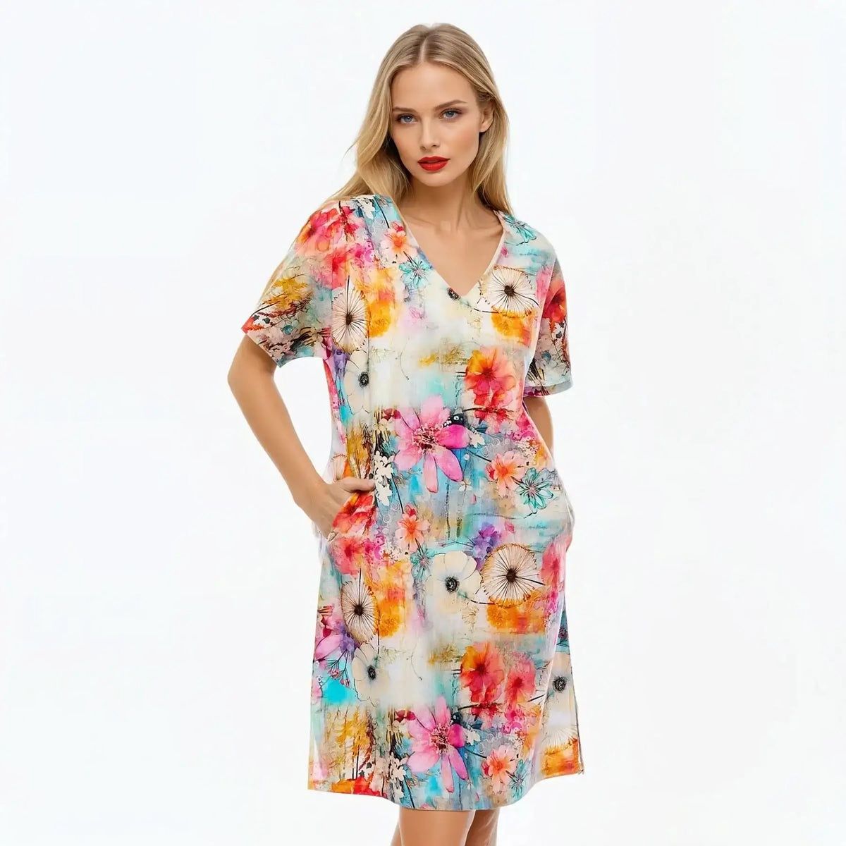Claire P Zen Cotton Shift Dress