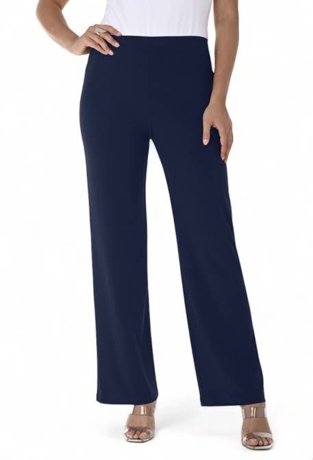 Frank Lyman Dark Navy Straight Leg Pant 006