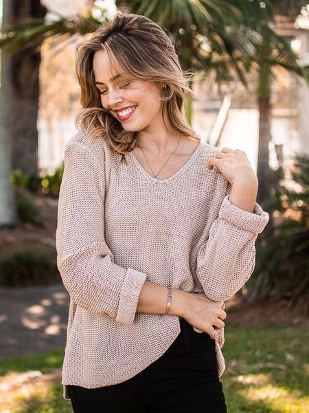 Silver Wishes Cotton Knit Mocha  K3020