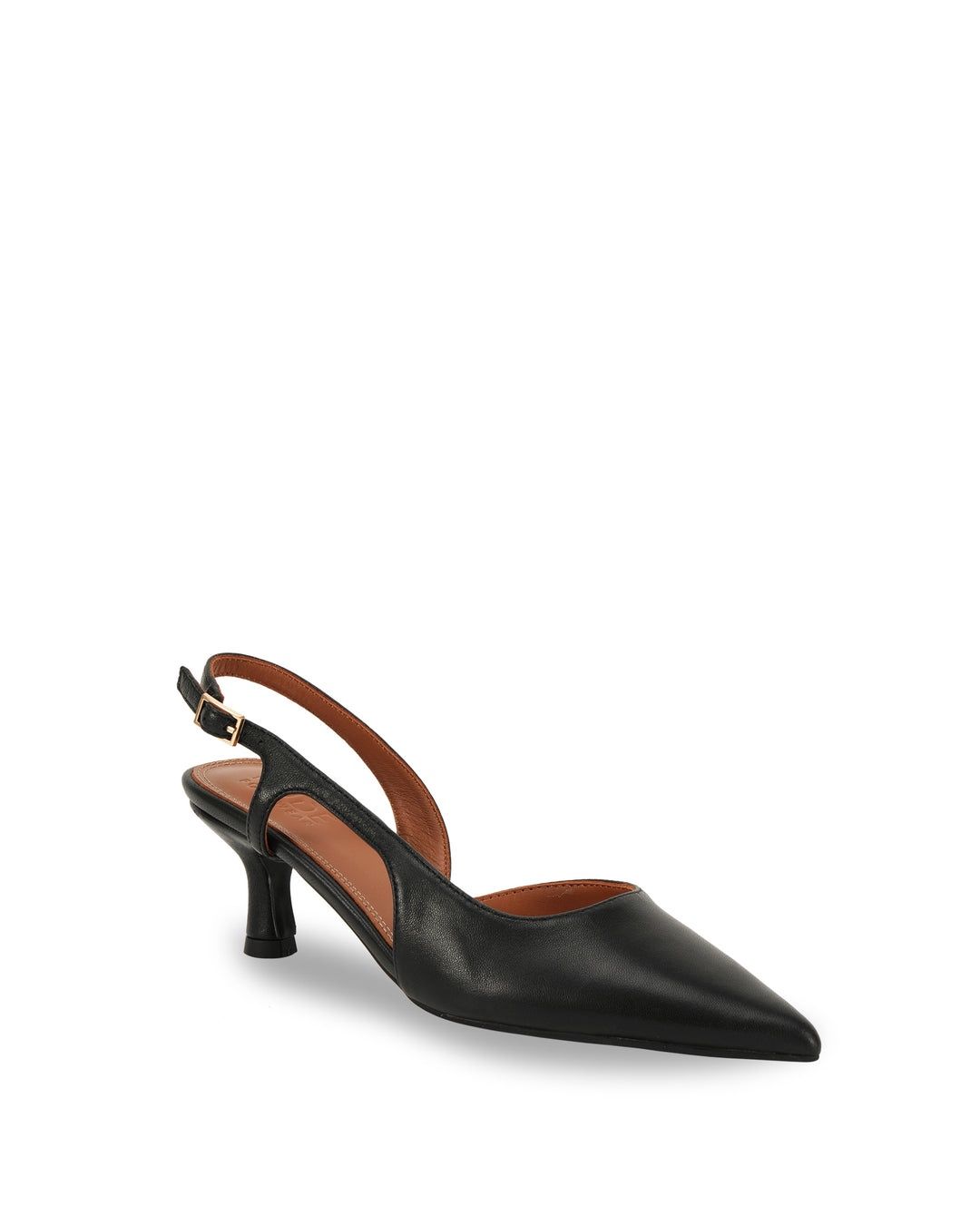 Nude Kaylee Black Sling Back