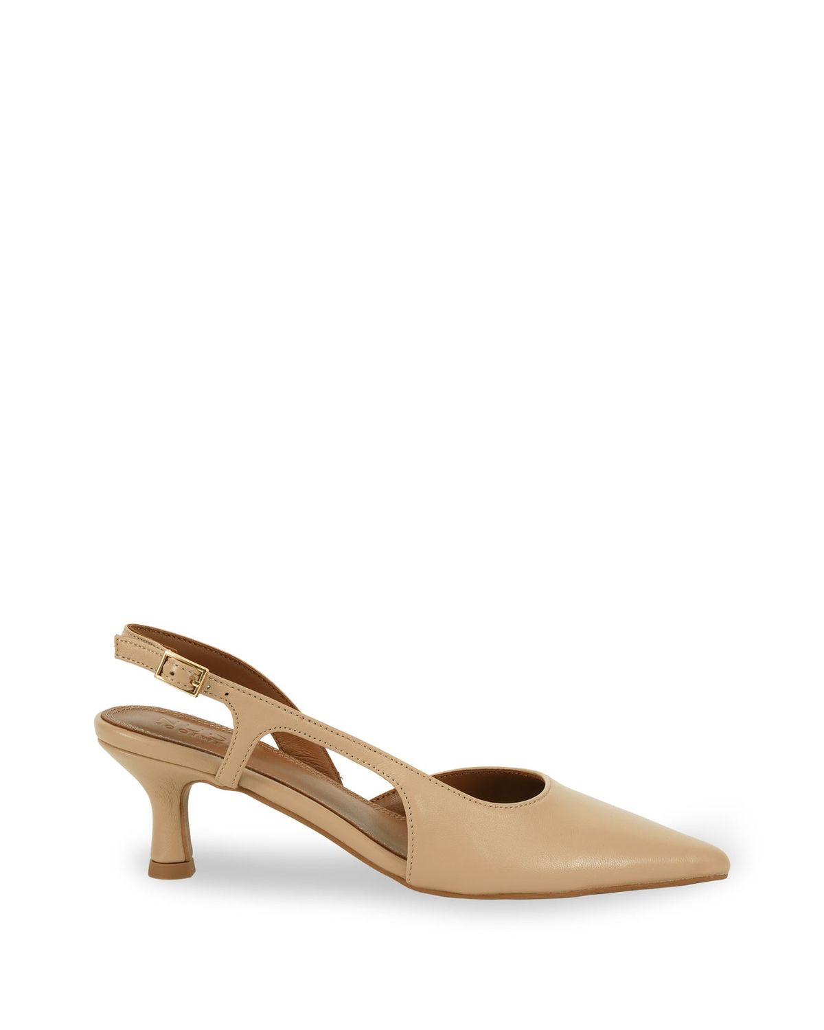 Nude Kaylee Natural Sling Back Shoe