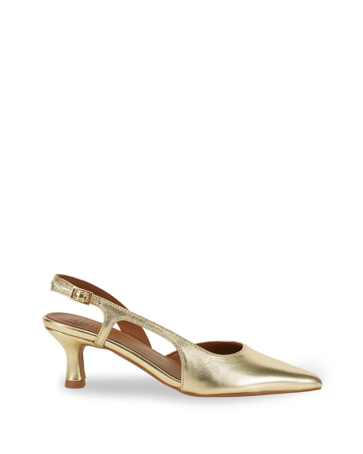 Nude Kaylee Gold Sling Back