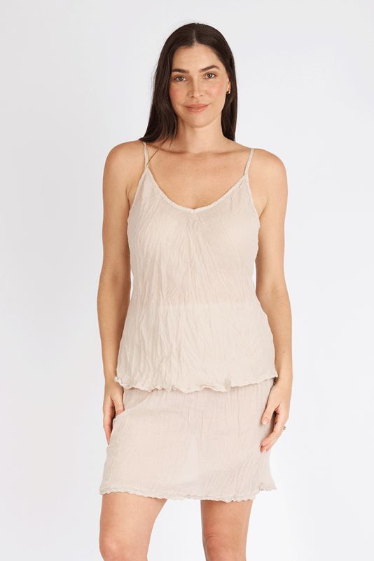 Lulalife Ecru Cami Slip