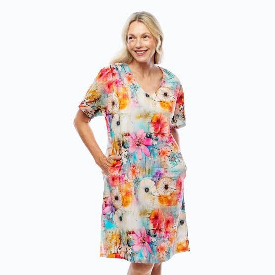 Claire P Zen Cotton Shift Dress