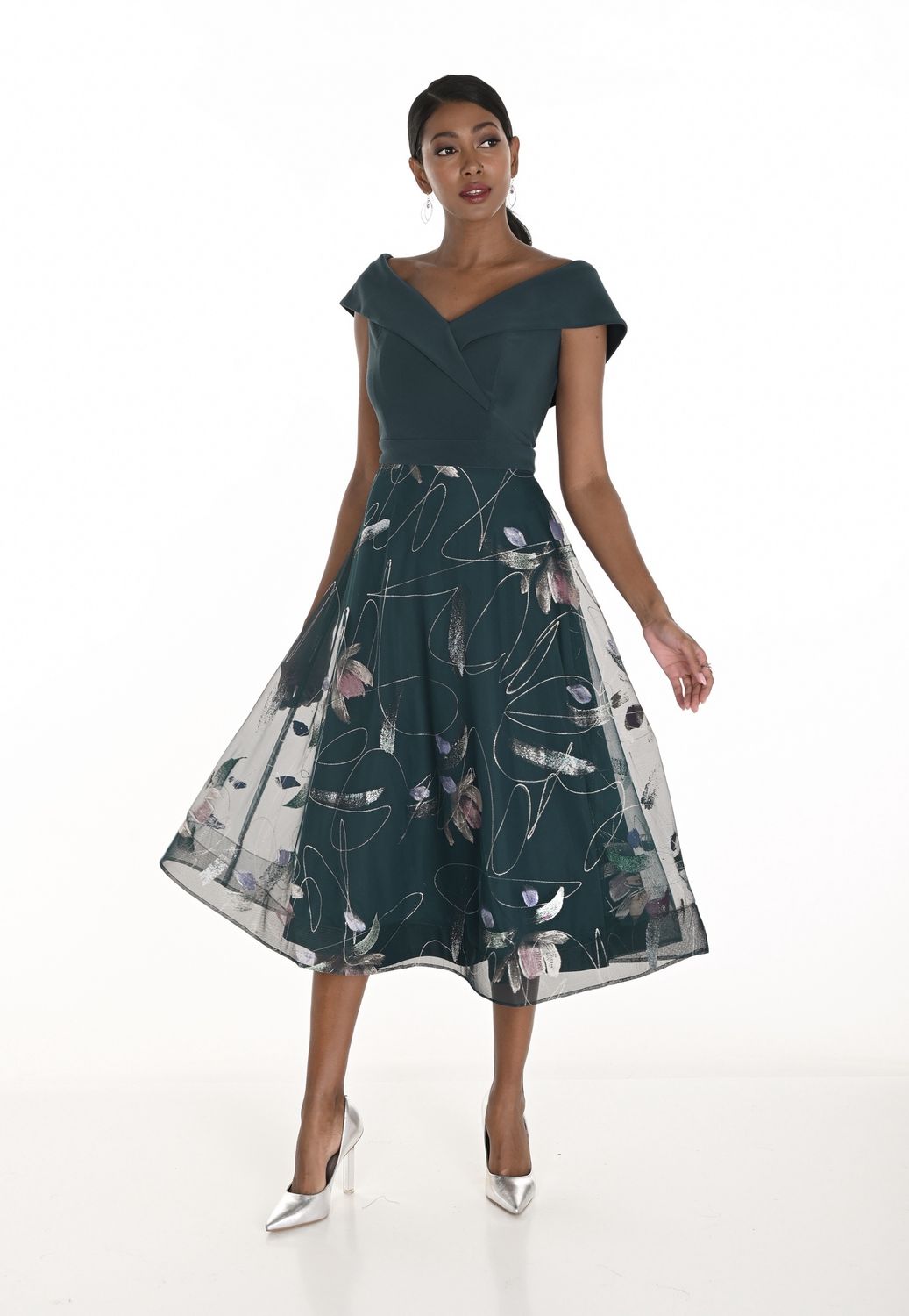 Frank Lyman Jade A-line Dress 259142