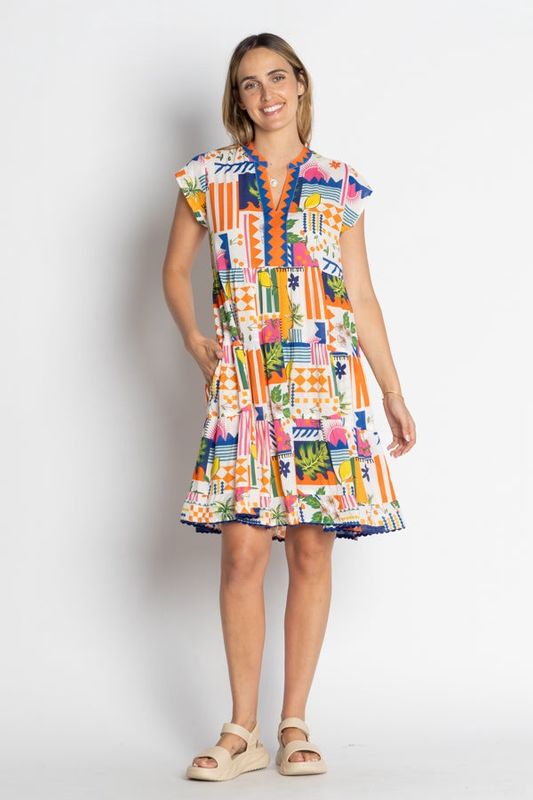 Lulalife Lyra Short Tiered Dress